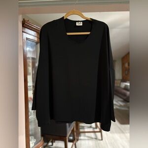 Black Long Sleeve Top by Planet